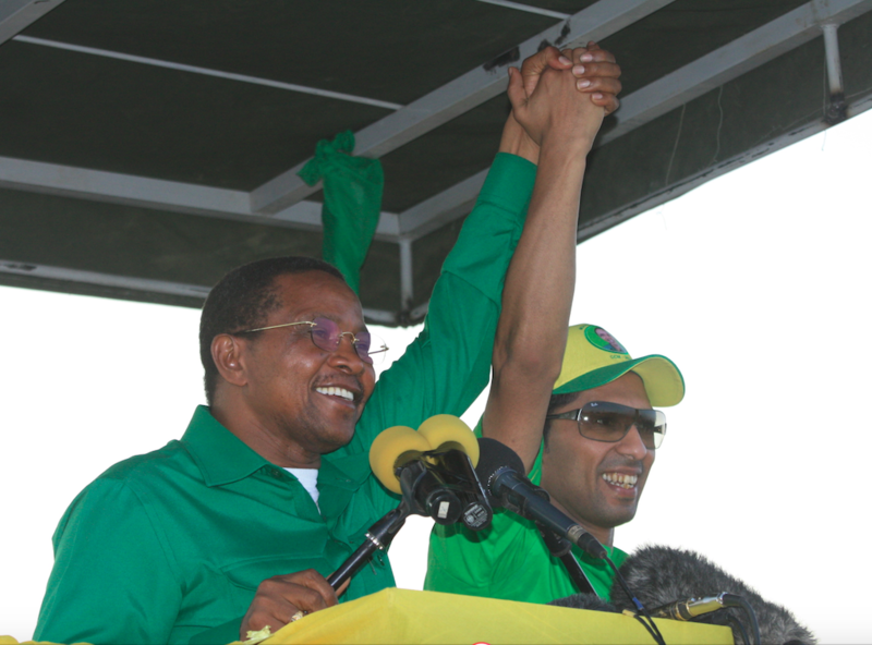 Mohammed Dewji and Jakaya Kikwete