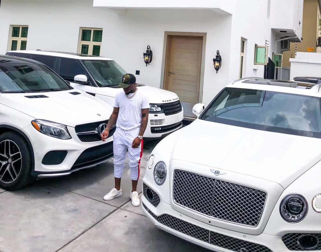 Davido and cars
