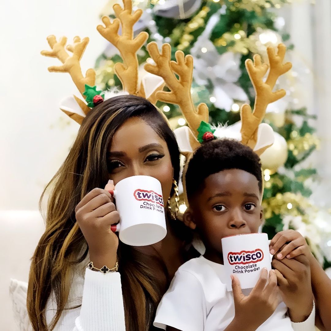 Tiwa Savage’s son, Jamil worried about his mother’s admirers