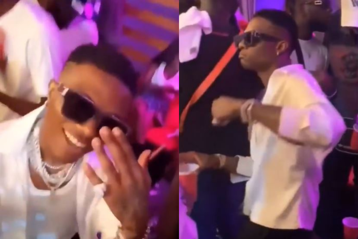 Watch Moment Wizkid Displays Dance Moves In The Club Last Night