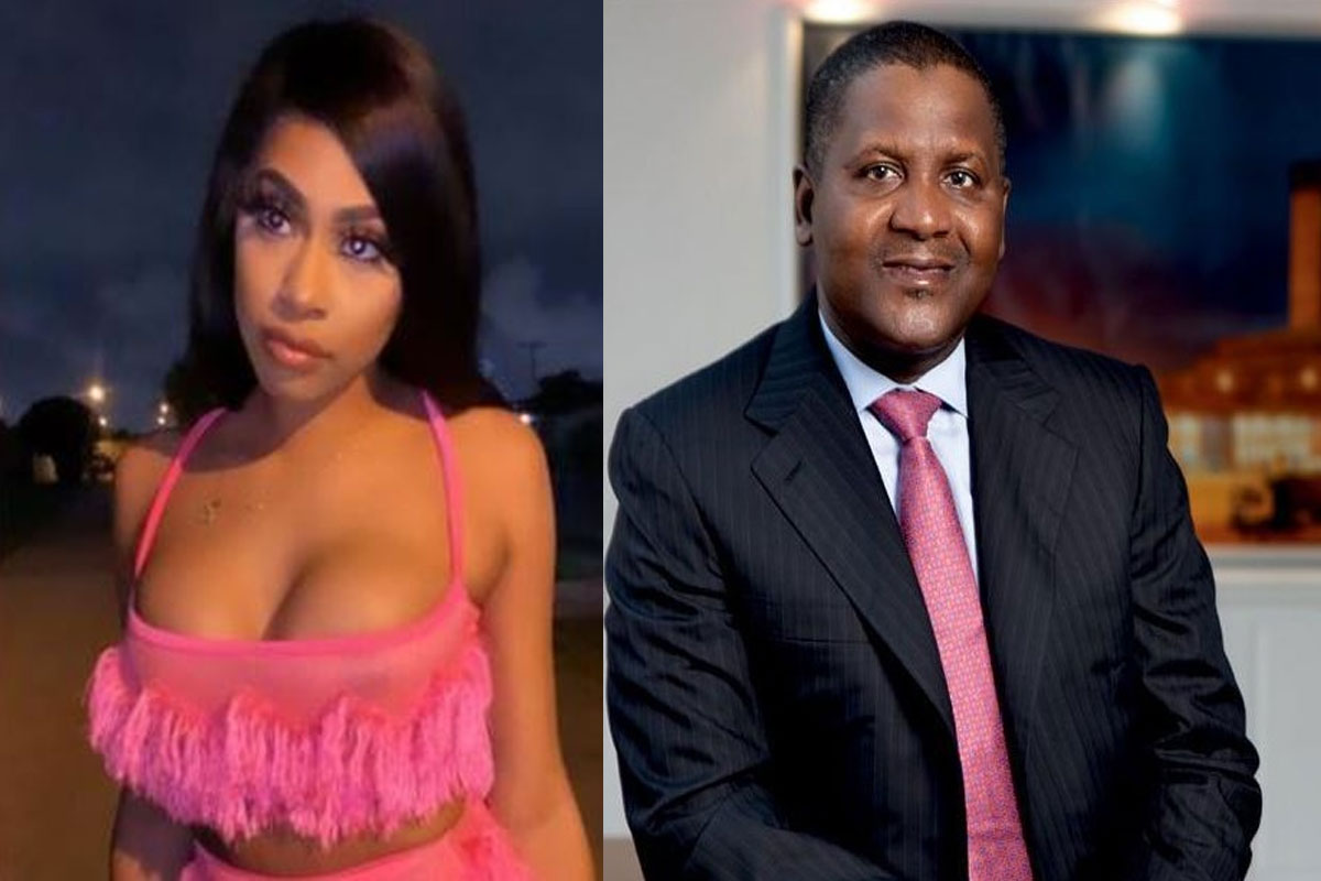 “I Am Not Homeless, Dangote Paid The Media To Tarnish My Image” – An Alleged Sidechic Of The Billionaire Businessman