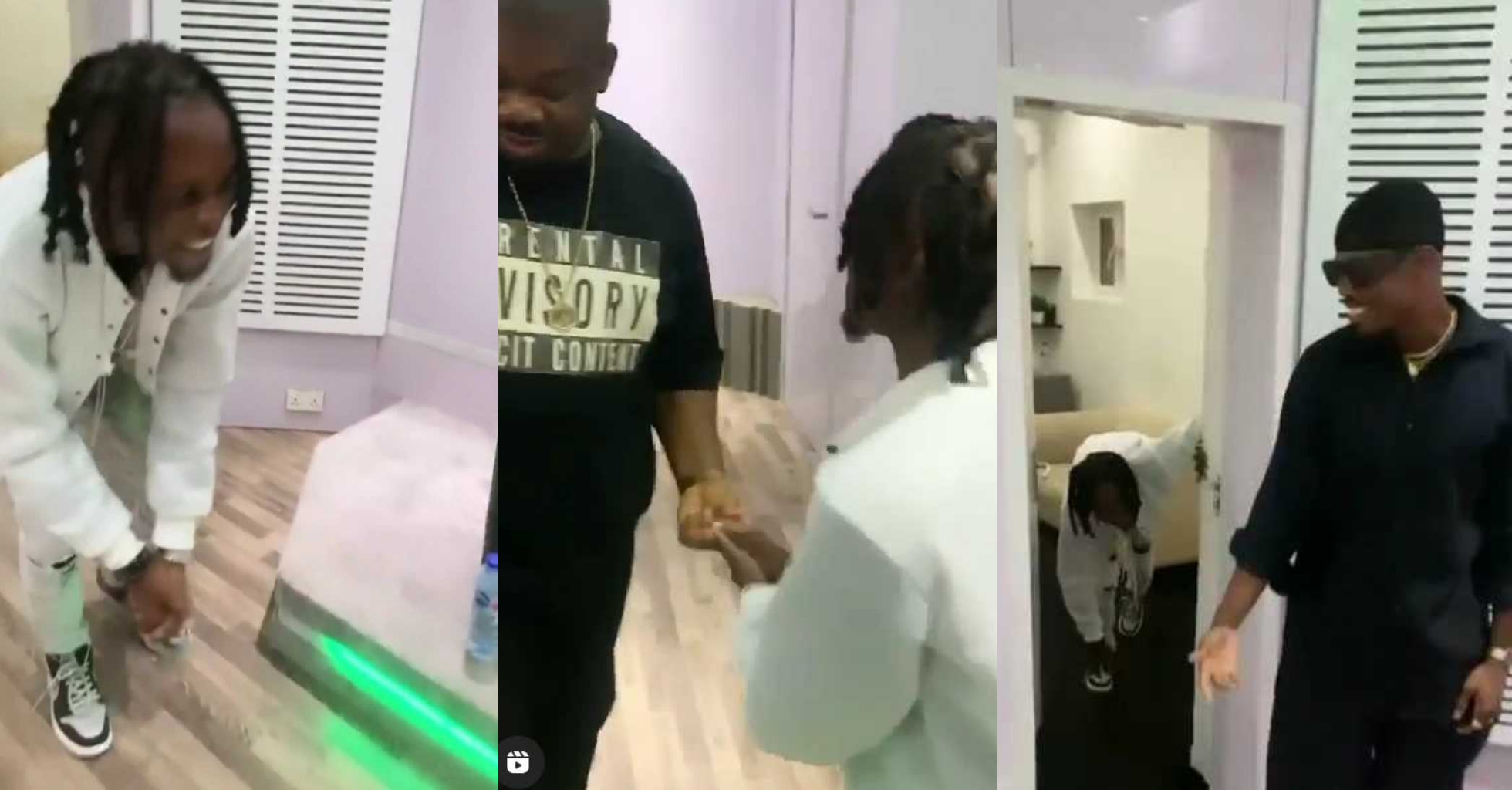 “Humility At Its Peak”- Reactions As Laycon Met Don Jazzy