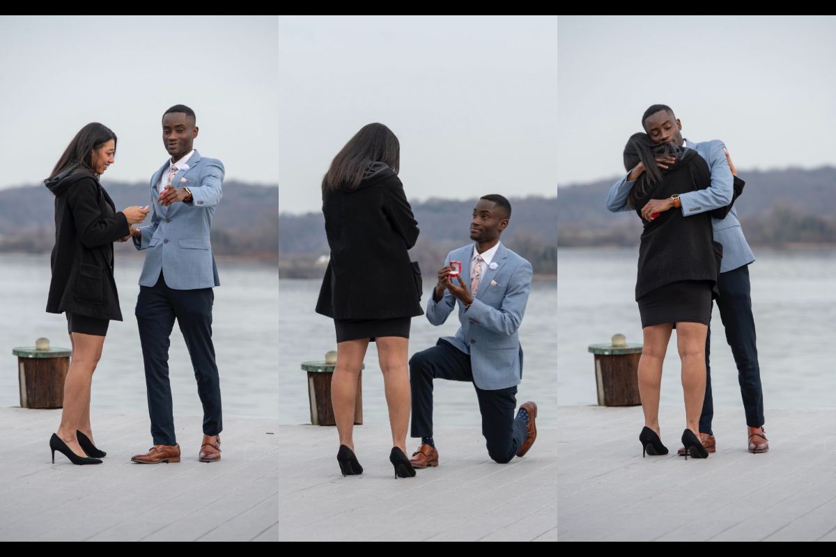 PHOTOS: Young Man Proposes To His Girlfriend After 7 Years Of Dating And She Said YES