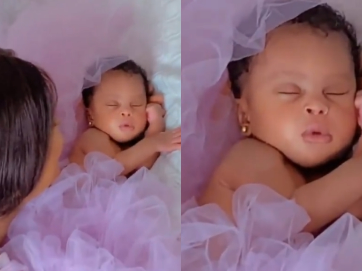 Etinosa Idemudia Shows Off Her Newborn Daughter (Video)