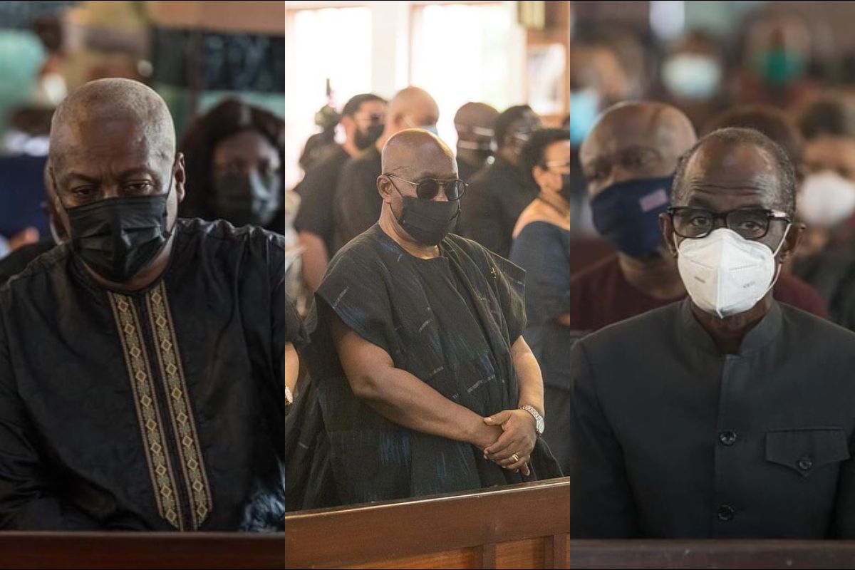 Check Out Photos From Catholic Requiem Mass Held For The Late President Jerry John Rawlings
