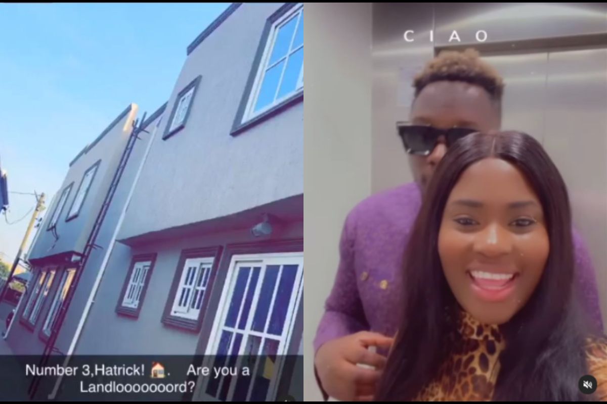 VIDEO: Medikal And His Wife, Fella Makafui, Visit Site To Inspect Their Yet-to-be-completed Mansion