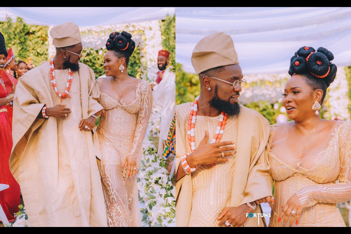 Turkish Artist Makes 24 Carat Gold-Embroidered Oil Painting For Patoranking