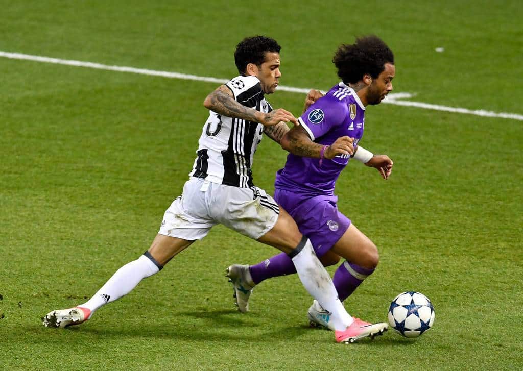 Photos: Dani Alves And Marcelo Confuse UCL As To Who Is The Best Among Them