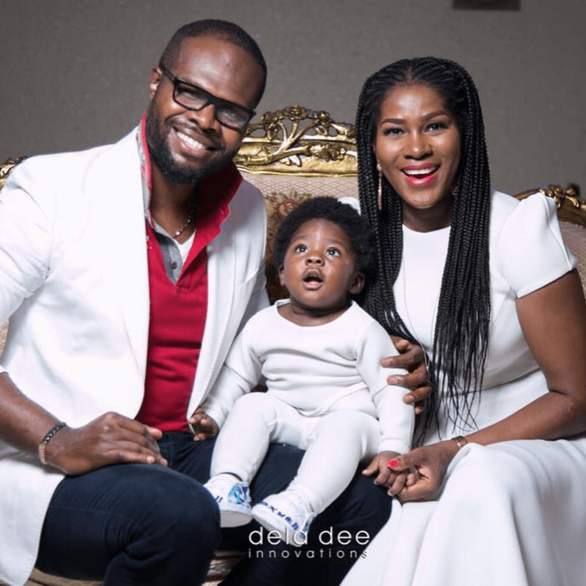 Actress Stephanie Linus Flaunts Her Family With Beautiful Vals Day Photos