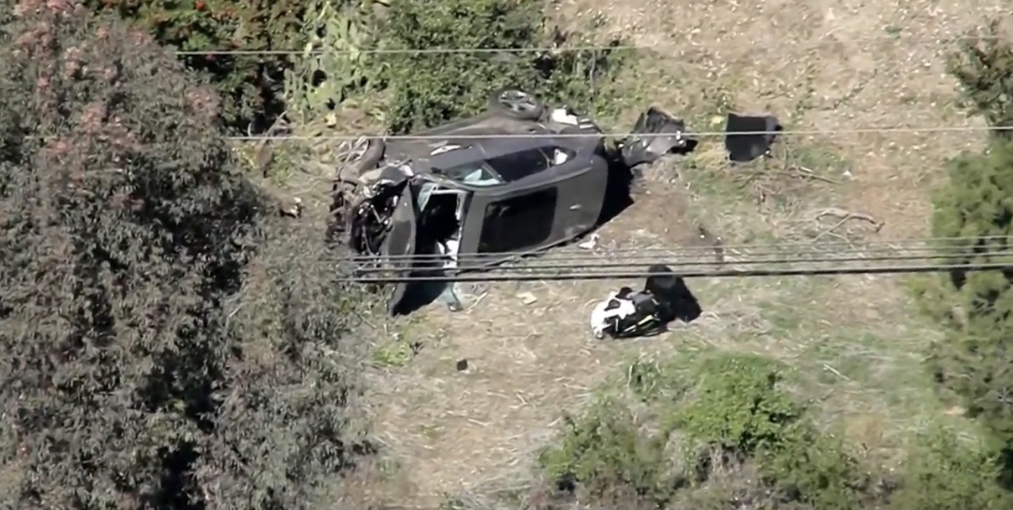 A Look At A Video Footage From Tiger Woods’ Accident