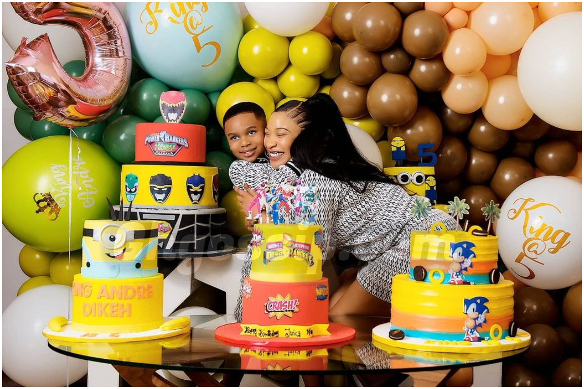 Tonto Dikeh’s Son Receives 2 Acres Of Cashew Plantation As Birthday Gift