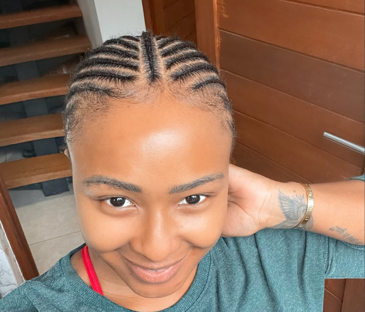 Boity Thulo Stuns In Her Newly Braided Cornrows (Photos)