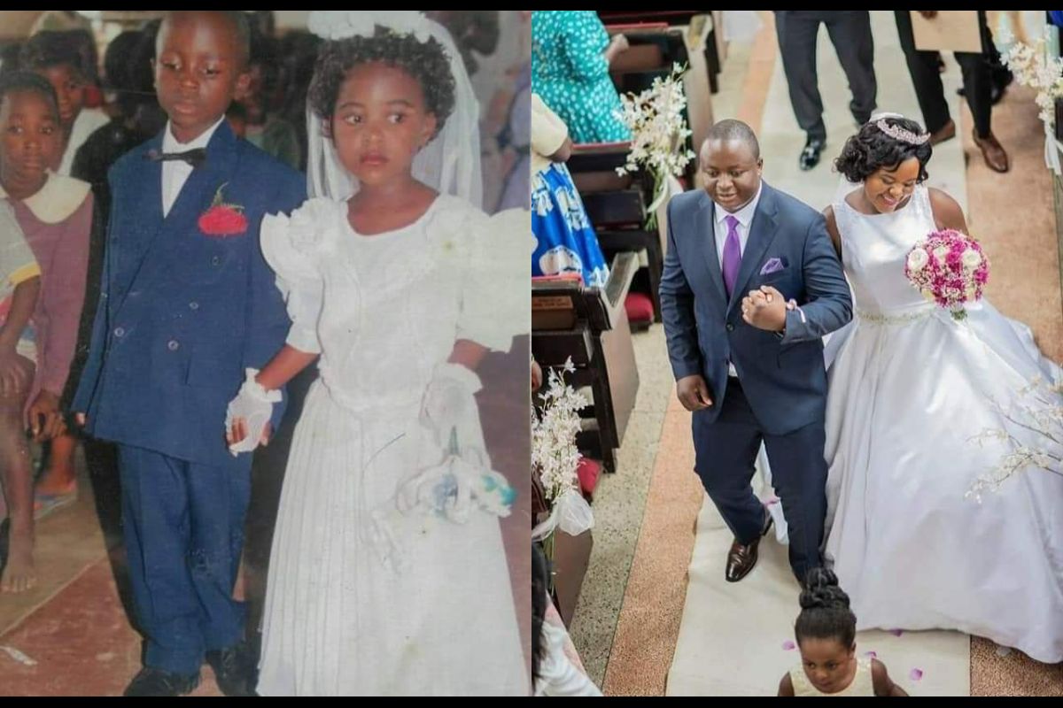 Pupils Who Featured As Husband And Wife In A Primary 2 Drama In 1995 Wed In 2021