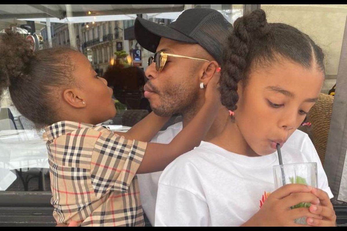 Dede Ayew Shares Photos Of His Beautiful Daughters