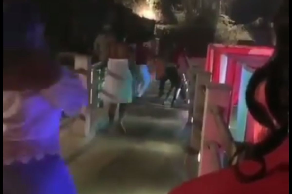 VIDEO: Ghanaian Man Beaten For Spending Quality Time With A Married Woman On Val’s Day