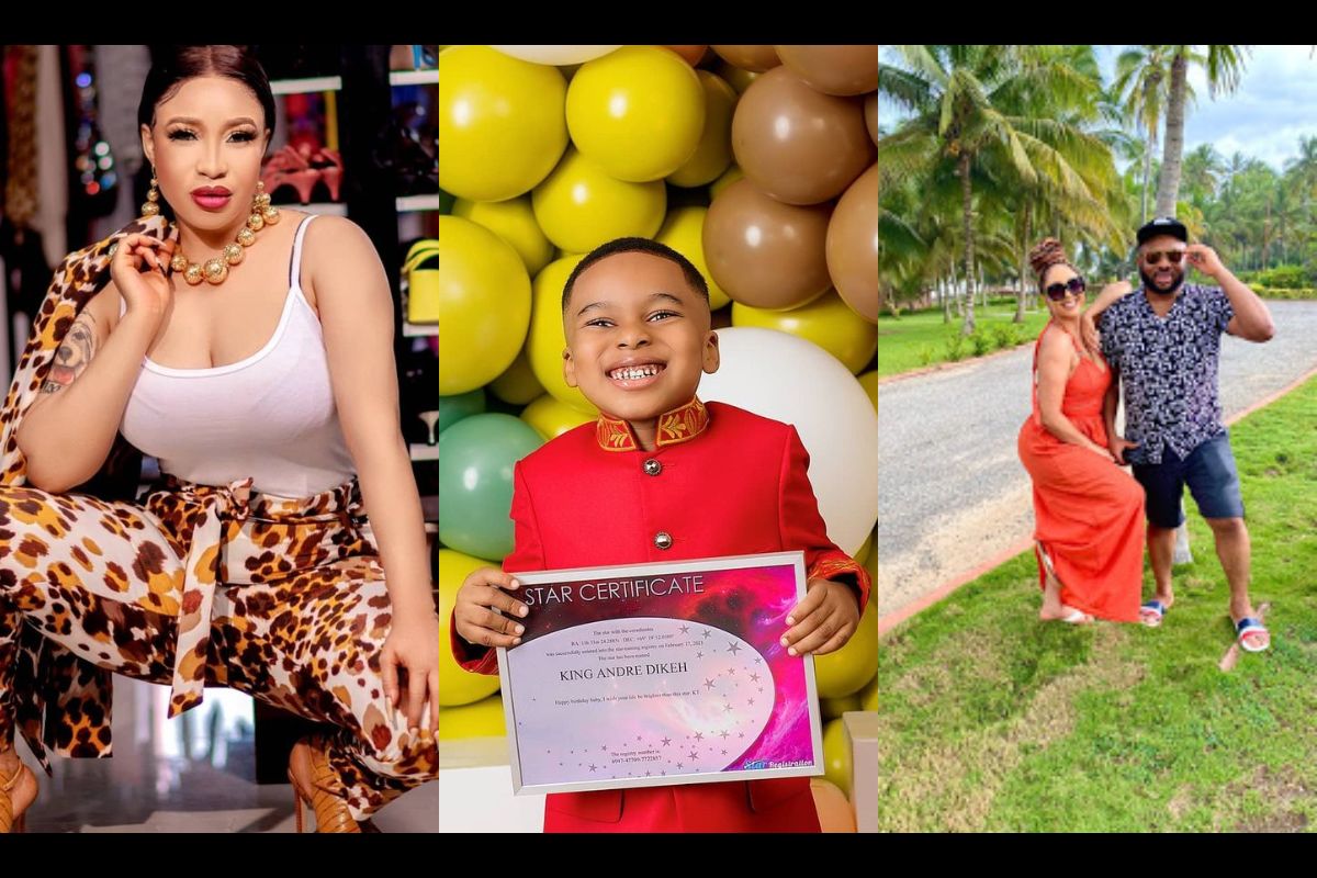 Tonto Dikeh Throws Shades At Her Ex-husband, Churchill Olakunle, On Their Son’s 5th Birthday