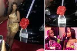Chioma’s Neighbor Posts Video Evidence Proving That Davido Bought Chioma A Porsche