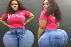 100 Photos of Eudoxie Yao, the Ivorian model with the biggest backside in Africa