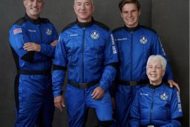 World Richest Person, Jeff Bezos, Set To Go To Space Today With Three Others In His Rocket Ship