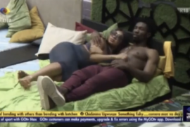 BBNaija 2021: In Love Already? Watch Boma And Queen Spend A Good Time Together In Bed