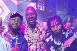 Davido Parties With Obi Cubana, Phyno And His Sister, Sharon Adeleke