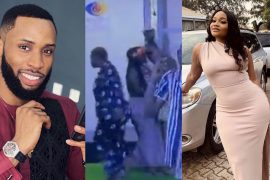 BBNaija 2021: Emmanuel Kissed JMK After Liquorose Went To Bed Last Night (VIDEO)