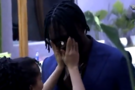 BBNaija 2021: Watch The Moment Pere Cried Like A Little Boy After Getting Nominated For Prank Eviction