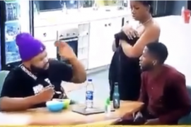 BBNaija 2021: Whitemoney Declines Angel’s Request To Help Them At The Kitchen