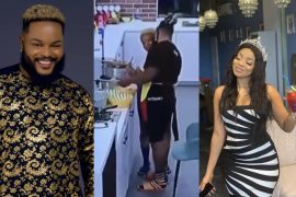 BBNaija 2021: Whitemoney Shares First Kiss In The House With Queen