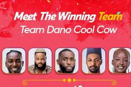 BBNaija 2021: Team Cool Cow Wins N1.5, One Year Supply Of Dano Milk Products