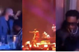 Wiz Khalifa, Kevin Hart, And Other Top American Celebs Spotted At Wizkid’s MIL Concert At LA (VIDEO)