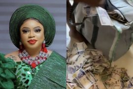 Bobrisky Shows Off Loads Of Cash Sprayed On Him At His 30th Birthday Party (VIDEO)