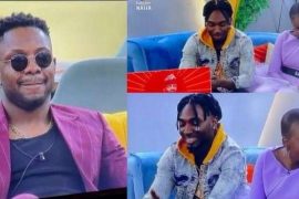 BBNaija 2021: Watch Cross’s Reaction After Ebuka Revealed Jaypaul And Saskay Kissed