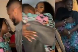 BBNaija 2021: Watch Beautiful Moment Kayvee And Saskay Met After He Surprised Her In Her Hotel