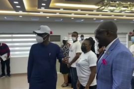 Governor Of Lagos Meets Jim Iyke; Watch What Happened When He Saw The Actor