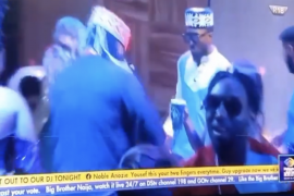 BBNaija 2021: Watch Pere And Whitemoney Display Hilarious Dance Moves At Last Night’s Party