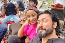 Nigerian Actress, Rahama Sadau, Spotted On A Bollywood Movie Set (PHOTOS)