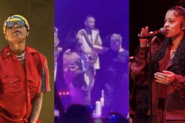 English Singer Ella Mai Joins Wizkid On Stage As They Perform At MIL Concert At LA (VIDEO)
