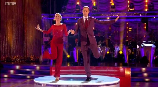 Dan Walker dancing