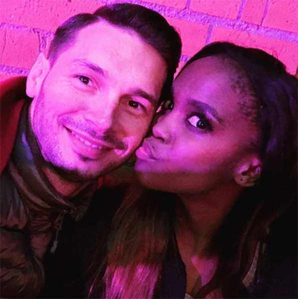Marius Lepure and Oti Mabuse