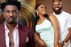 BBNaija S6: “Clout Chasers” – Users React To Video Of Tega’s Husband Happily Sitting Close To Boma