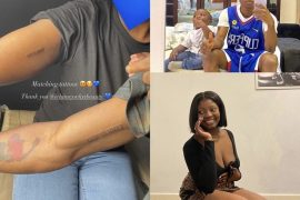 Lyta: Nigerian Singer Gets Matching Tattoos Of His Son’s Birthday With Baby Mama