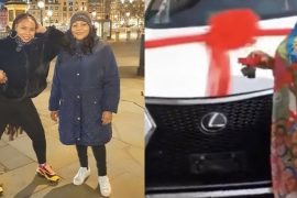 Yemi Alade Surprises Her Mum With Lexus SUV On Her Birthday (VIDEO)