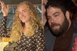 Who was Adele first husband Simon Konecki and what does he do?