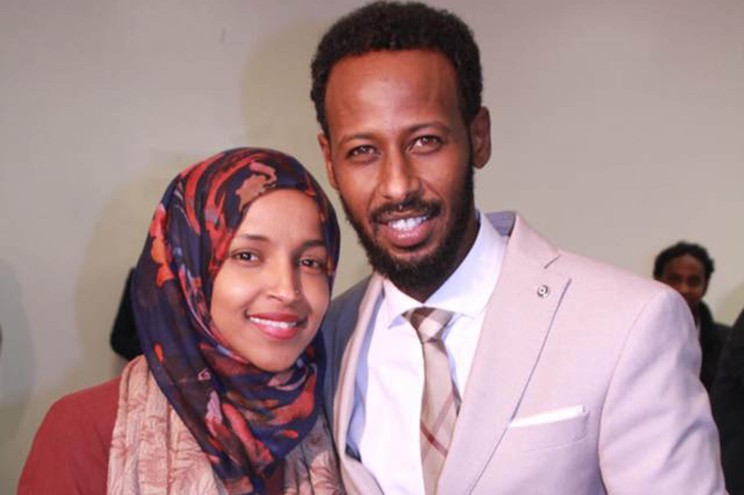 Ahmed Hirsi and Ilhan Omar
