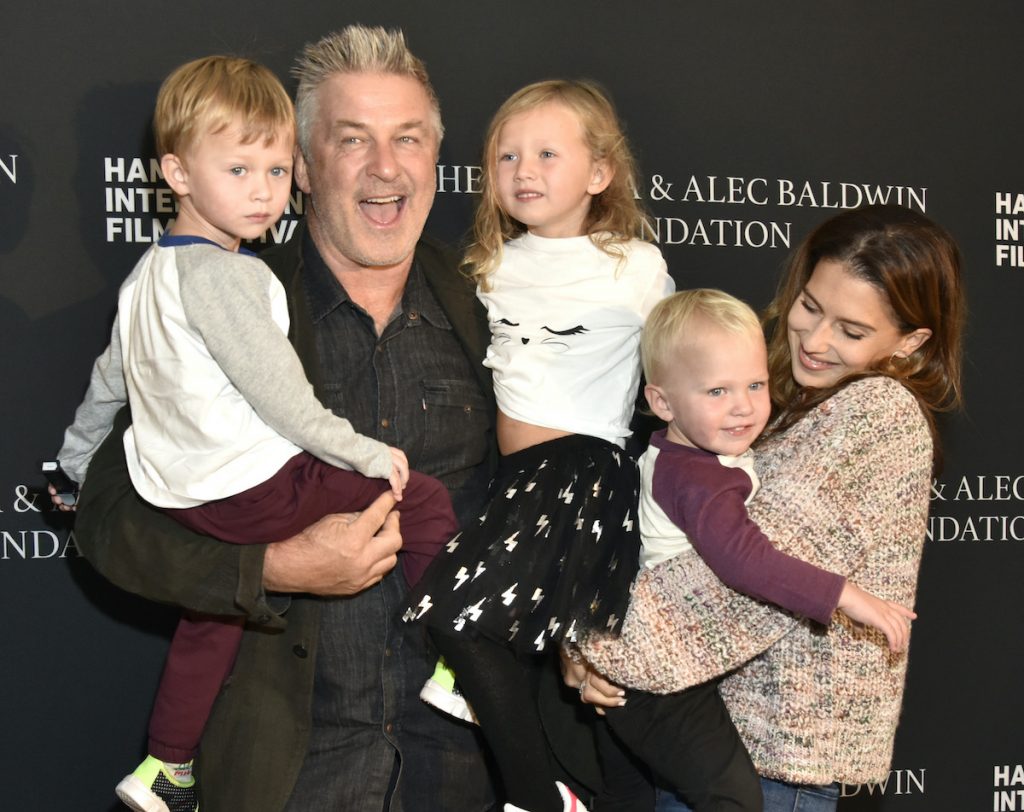 Alec Baldwin and family