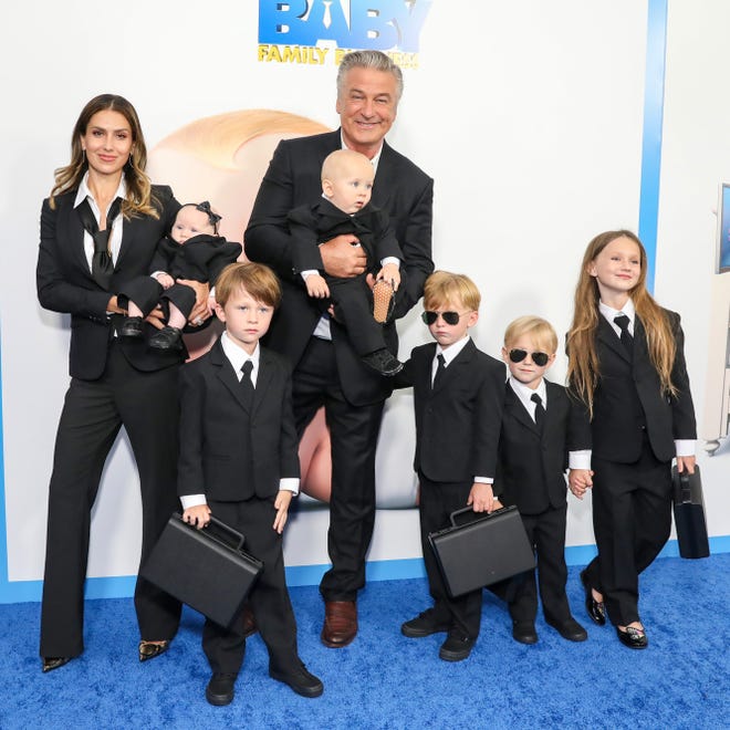 Alec Baldwin and family