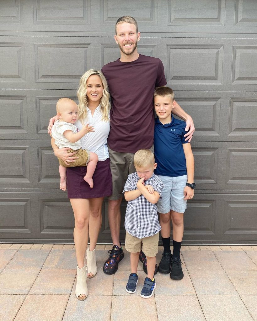 Brianne and Chris Sale family