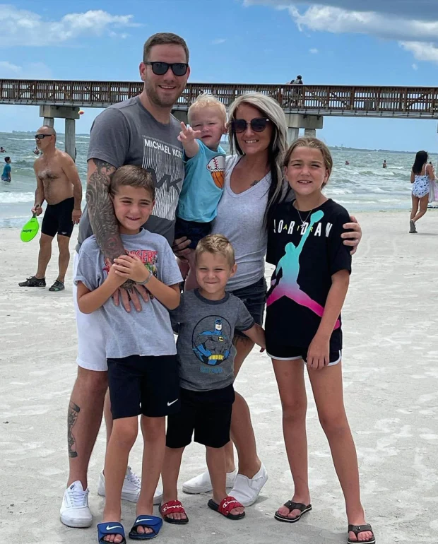 Katelyn Ballman and family