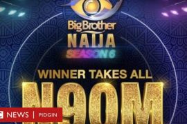 BBNaija 2021: Fans Storm Madison Centre in Lekki For Season Finale